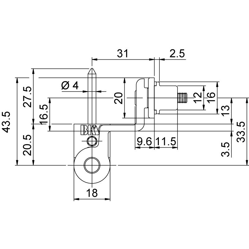 ROTO DoorLine Rollenband PB 10 Produktbild BIGANW L