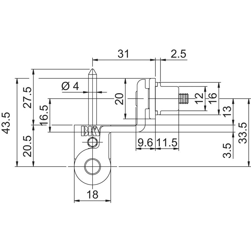 ROTO DoorLine Rollenband PB 10 Produktbild BIGANW L