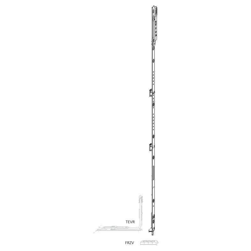 SIEGENIA-AUBI TITAN Kantenriegel RSA 14 Produktbild BIGANW L