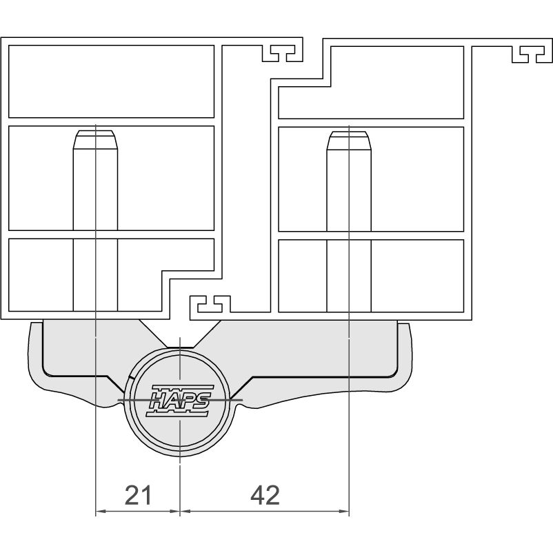HAPS Türband A300 2-teilig 63 mm Produktbild BIGANW L
