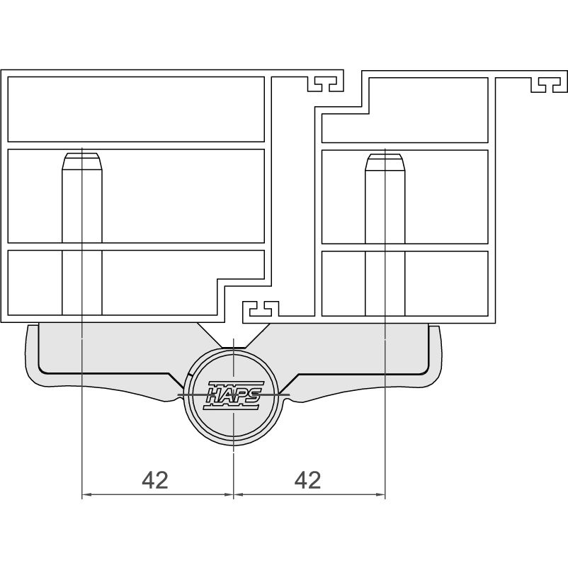 HAPS Türband A300 2-teilig 84 mm Produktbild BIGANW L