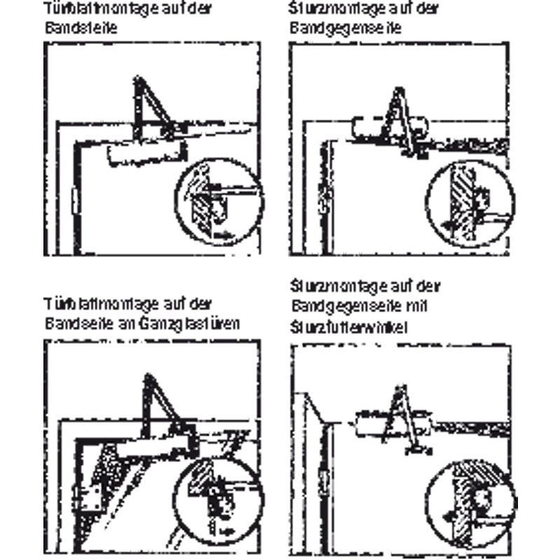 GEZE TS 2000 V mit Normalgestänge Produktbild BIGANW L