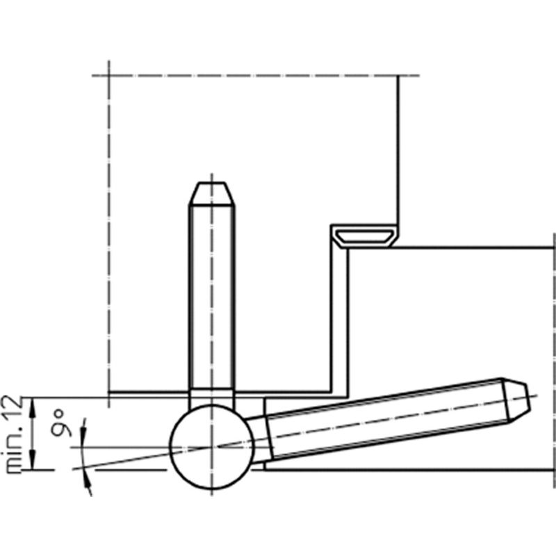 SIMONSWERK Design-Einbohrband BAKA C 1-15 ZK WF Produktbild BIGANW L