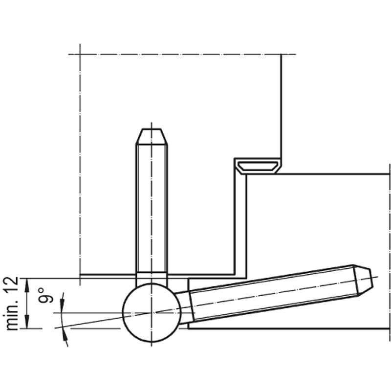 SIMONSWERK Einbohrband BAKA C 1-15 WF Produktbild BIGANW L