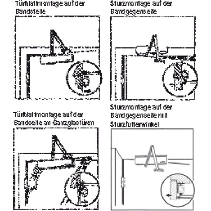 GEZE TS 4000 mit Normalgestänge Produktbild BIGANW L