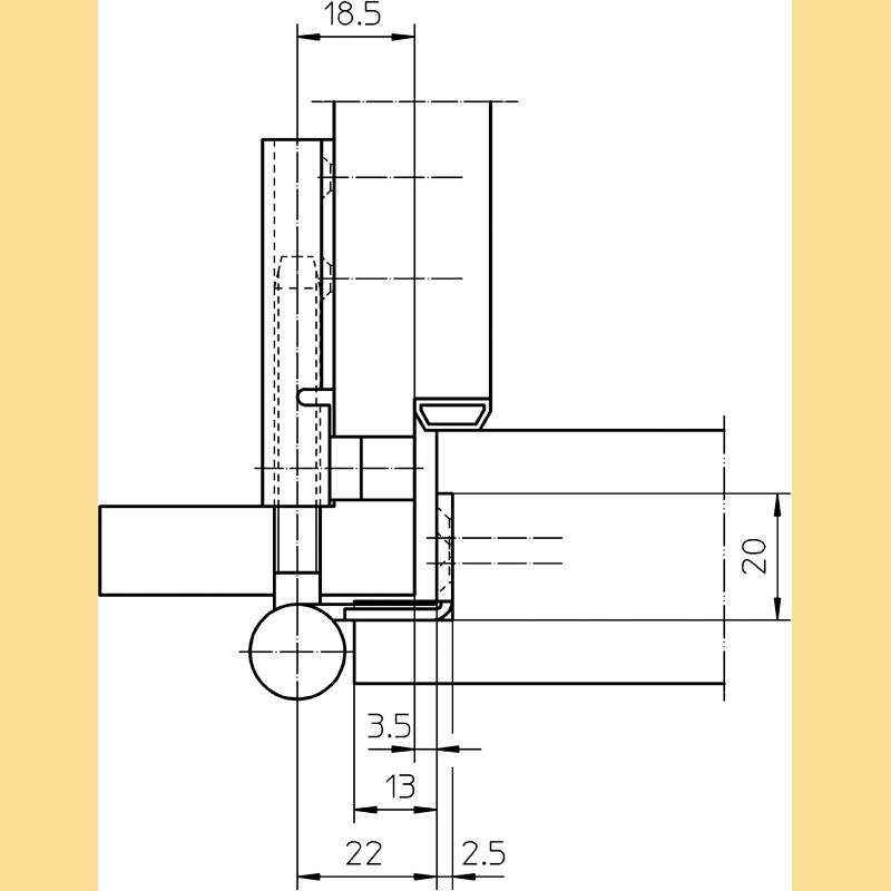 SIMONSWERK Flügelteil VARIANT V 0037 WF Produktbild BIGANW L