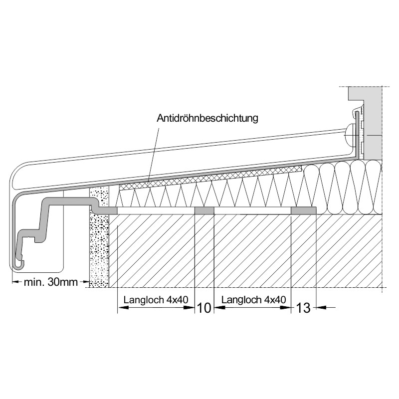 Fensterbankhalter RS40 Produktbild BIGANW L