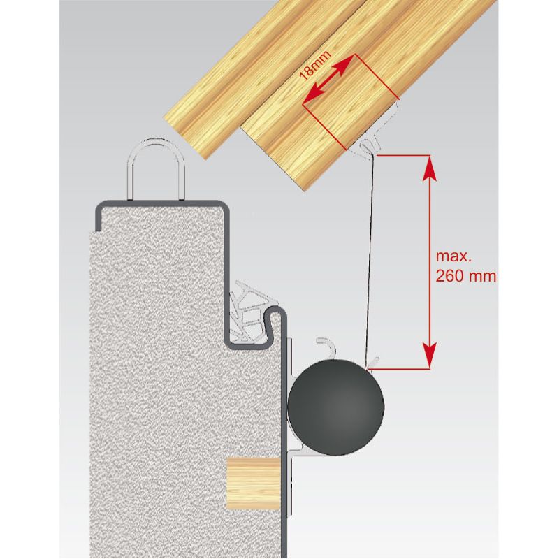 ATHMER Fingerschutz® NR-25 für Innentüren Produktbild BIGANW L