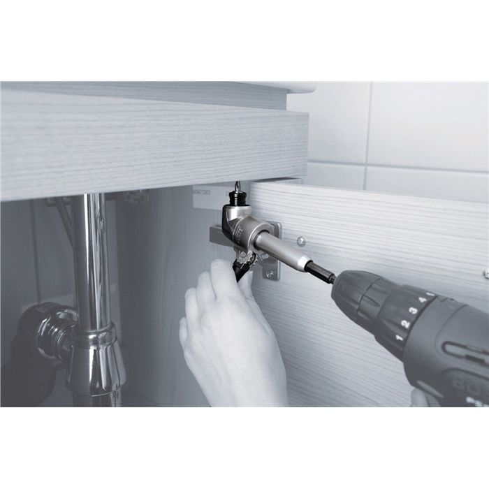 WIHA Winkelschraubvorsatz 57Nm mit Magnet 6,3 mm (1/4“)-Sechskant Produktbild BIGANW L