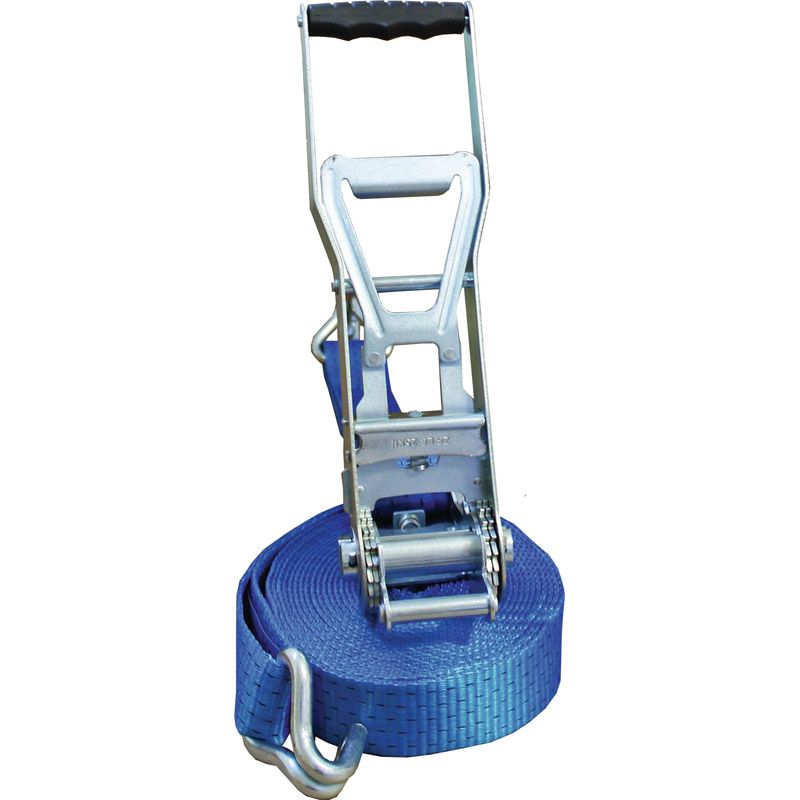 Zurrgurt EN 12195-2 50 mm mit Langhebelratsche und Spitzhaken PROMAT Produktbild BIGDET L