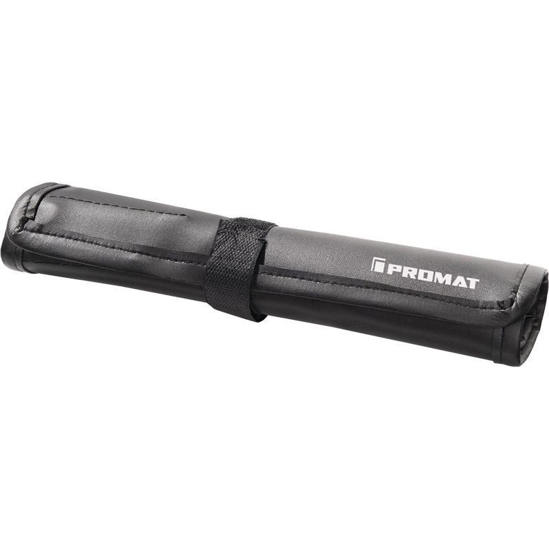 PROMAT Ringmaulschlüsselsatz abgewinkelt DIN 3113 Form A 6-22mm 12-tlg. in Rolltasche Produktbild BIGDET L