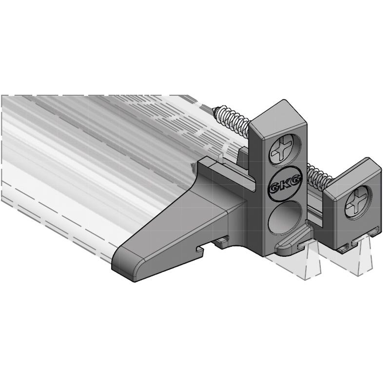 greenteQ Endkappen-Set EKW88302S schwarz Produktbild BIGDET L
