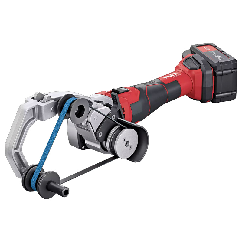 FLEX Akku-Basismotor TRINOXFLEX BME 18.0-EC/5.0 Set für Bandfeilen Produktbild BIGDET L