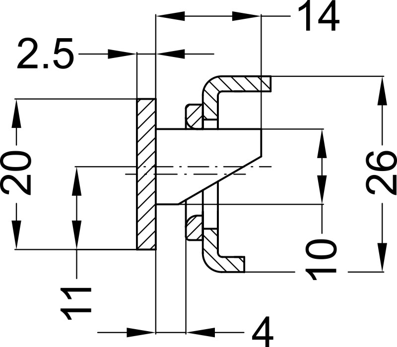 WINKHAUS Zwangsverriegelung T-ZV F2000 Produktbild BIGDET L