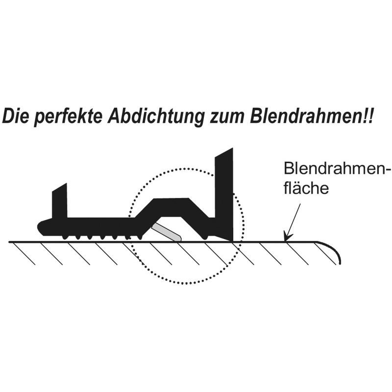 MENKE PVC-Rollladenführung 930 WL Produktbild BIGDET L