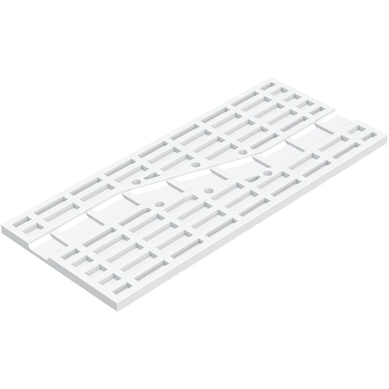 Verglasungsklotz GL-IB 100x60x1 weiß VE500 Produktbild BIGDET L