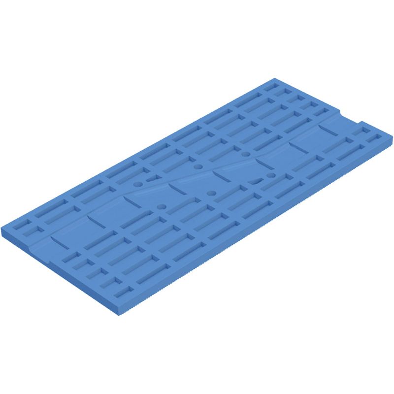 Verglasungsklotz GL-IB 100x60x2 blau VE500 Produktbild BIGDET L