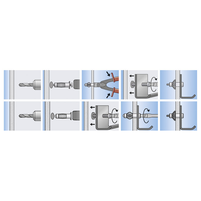 fischer Hohlraum-Metalldübel HM-S mit metrischer Schraube Produktbild BIGDET L