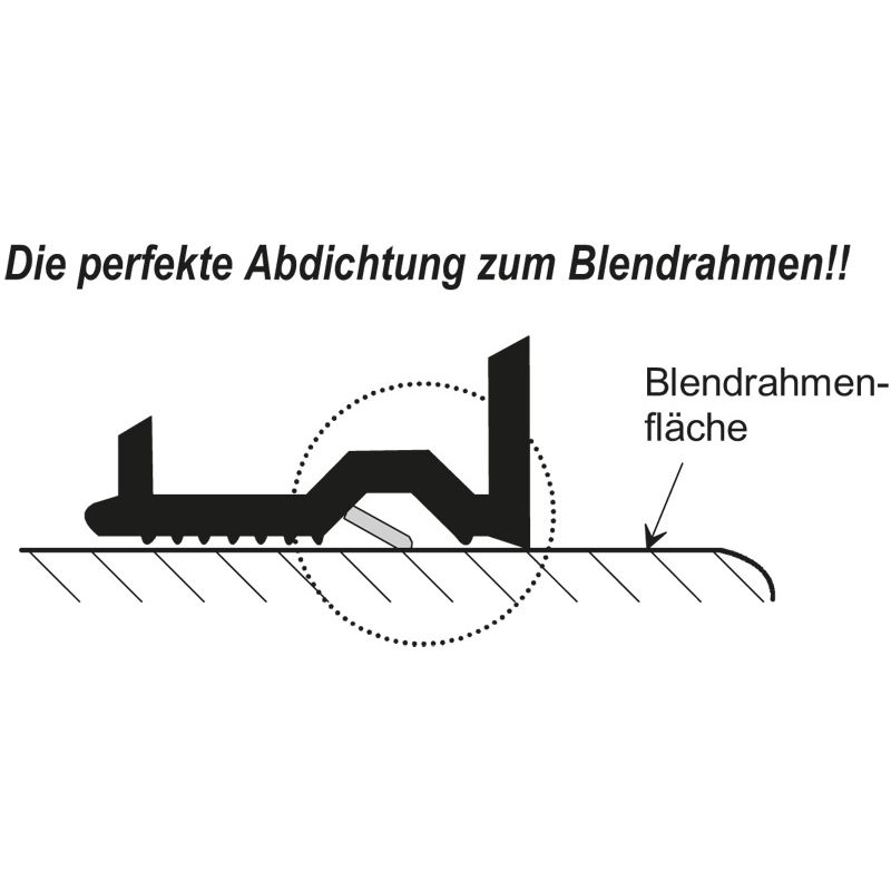 MENKE PVC-Rollladenführungsprofil 930/B2 Produktbild BIGDET L