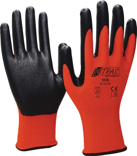 Handschuhe Nitril Foam Gr.11 100%PA weiß teilbesch. VE=12 Produktbild BIGPIC L