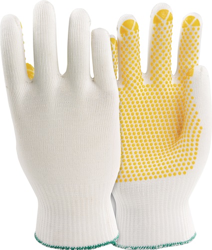 Schutzhandschuhe 912 Gr.10 L.230mm Polytrix N genoppt KCL m. Strickbund VE=10 Produktbild BIGPIC L