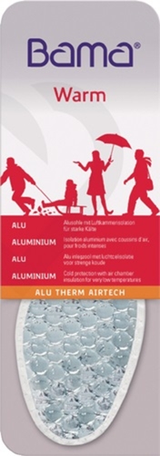 Einlegesohle Größe 43 silber BAMA AluTherm-Airtech Alu-Kälteschutz Produktbild BIGPIC L