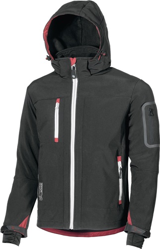 Softshelljacke Größe M  Metropolis schwarz/carbon 96 % PES / 4 % EL Produktbild BIGPIC L