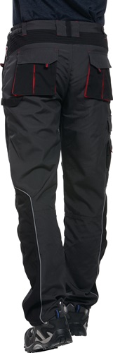 Berufs-Bundhose Größe 56   dunkelgrau/schwarz 65 % PES / 35 % CO Produktbild BIGPIC L