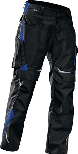 Hose Größe 50  2324 schwarz/kornblumenblau 65 % PES / 35 % CO Produktbild BIGPIC L