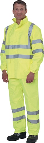 Warnschutz-Regenhose Größe L PREVENT  gelb 100 % PES Produktbild BIGPIC L