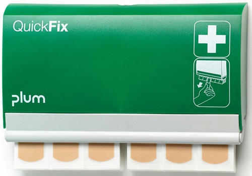 Pflasterspender QuickFix1 m.45 Pflastern PLUM Produktbild BIGPIC L