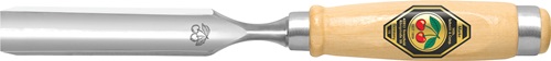 Hohlbeitel Schneidenbreite 20 mm mit 2 Stahlzwingen KIRSCHEN  Weißbuchenheft Ulmer Form Produktbild BIGPIC L