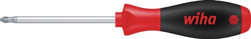 Schraubendreher PH SW 2x100mm Ges.-L.218mm WIHA ISO8764 Rundklinge Mehrkomp.-Griff SoftFinish m.Größenleitsystem Produktbild BIGPIC L