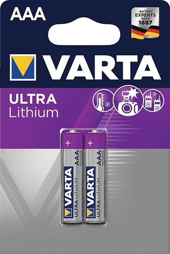 Batterie 1,5 V AAA Micro 1100 mAh VARTA Professional Lithium FR10G445 6103 Produktbild BIGPIC L