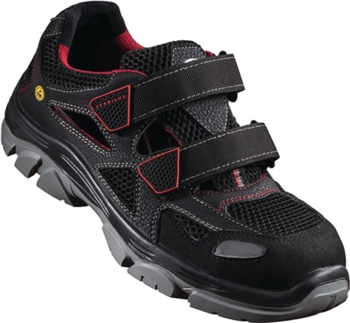 STABILUS Sicherheitssandale THILO AIR schwarz/rot Produktbild BIGPIC L
