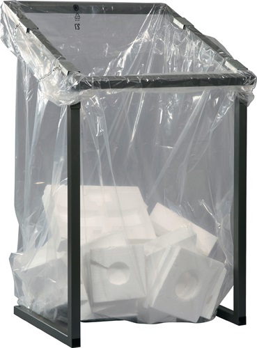 Abfallsammler H1230xB730xT685mm   1000 l anthrazit-eisenglimmer, DB703 stationär Produktbild BIGPIC L