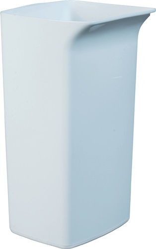Wertstoffsammler 40 l H590xB320xT360mm DURABLE  weiß ohne Deckel Produktbild BIGPIC L