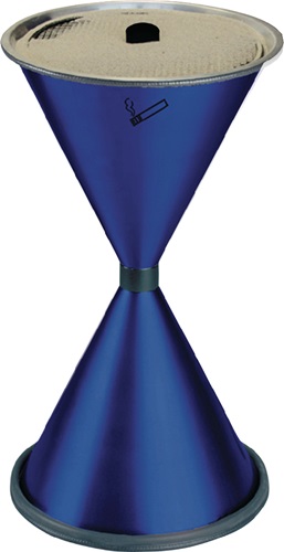 Standascher D405xH770mm blau TKG  Stahlblech Produktbild BIGPIC L