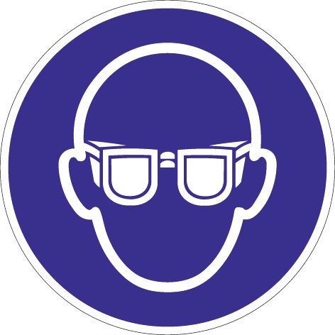 Gebotszeichen Augenschutz benutzen  ASR A1.3/DIN EN ISO 7010 Folie Produktbild BIGPIC L