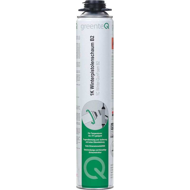 greenteQ 1K-Winterpistolenschaum B2 750ml m.PDR D/GB Produktbild BIGPIC L