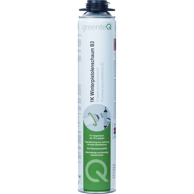 greenteQ 1K-Winterpistolenschaum B3 750ml o.PDR D/RUS/PL Produktbild BIGPIC L
