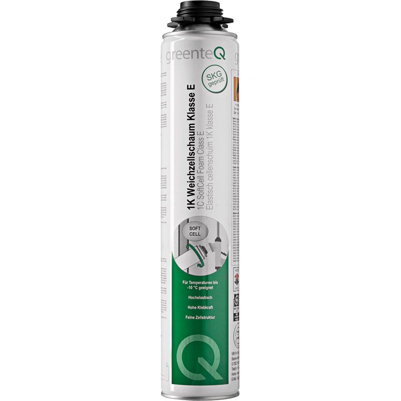 greenteQ 1K-Weichzellschaum Klasse E 750ml m.PDR D/GB/NL Produktbild BIGPIC L