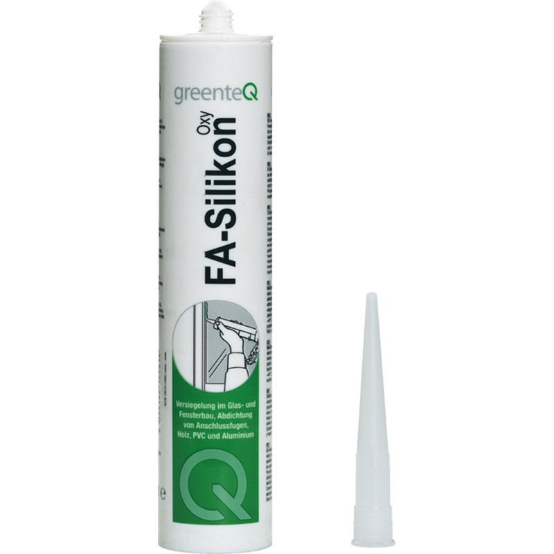 greenteQ FA-Silikon oxy 310 ml weiß/9010 Produktbild BIGPIC L