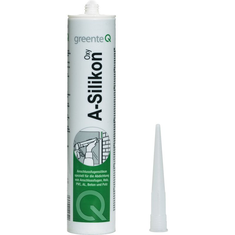 greenteQ A-Silikon oxy 310 ml schwarz Produktbild BIGPIC L