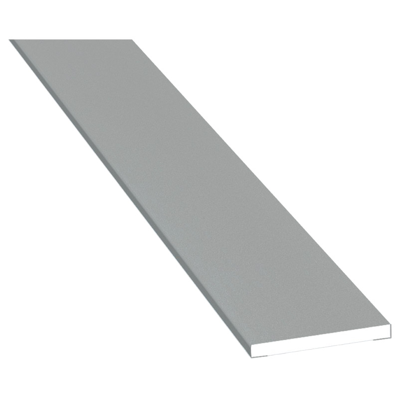 Flachprofil 30x3mm Lg. 6,00m foliert 70 0405-083 Signalgrau Glatt Produktbild BIGPIC L