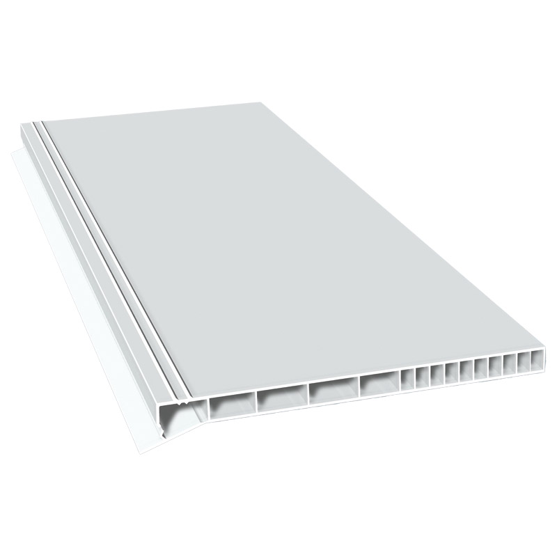 Rollladenkastendeckel 140mm Lg. 6,00m Weiß, ohne Schaum, VE: 30m Produktbild BIGPIC L
