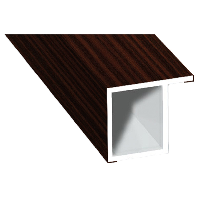 Kammerprofil 17x15mm Lg. 6,00m foliert, mit Nase 206 5021-167 Sapeli Produktbild BIGPIC L