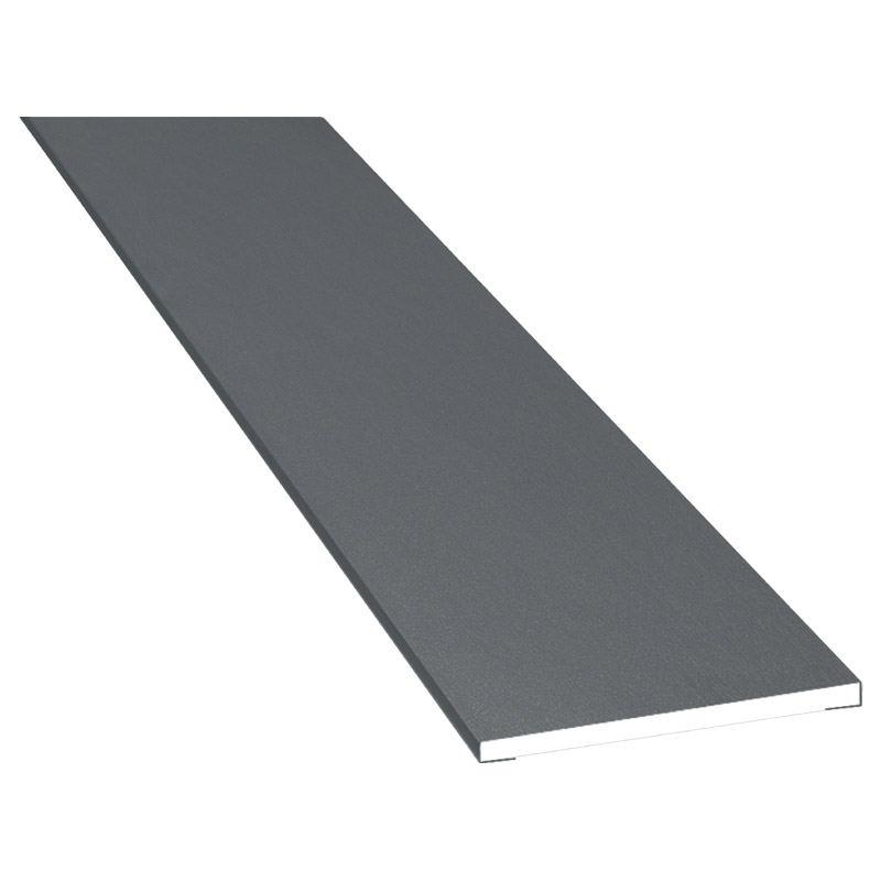 Flachprofil 50x3mm Lg. 6,00m foliert 70 1205-167 Basaltgrau Produktbild BIGPIC L