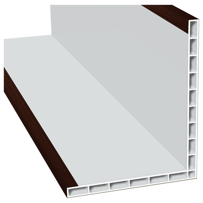 Hohlkammerwinkel 110x90mm Lg. 6,00m foliert 206 5021-167 Sapeli Produktbild BIGPIC L