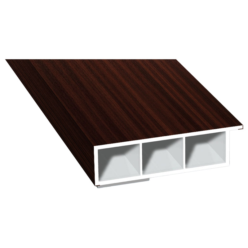 Kammerprofil 60x15mm SK Lg. 6,00m foliert, mit Nase 209 7013-167 Mahagoni Produktbild BIGPIC L